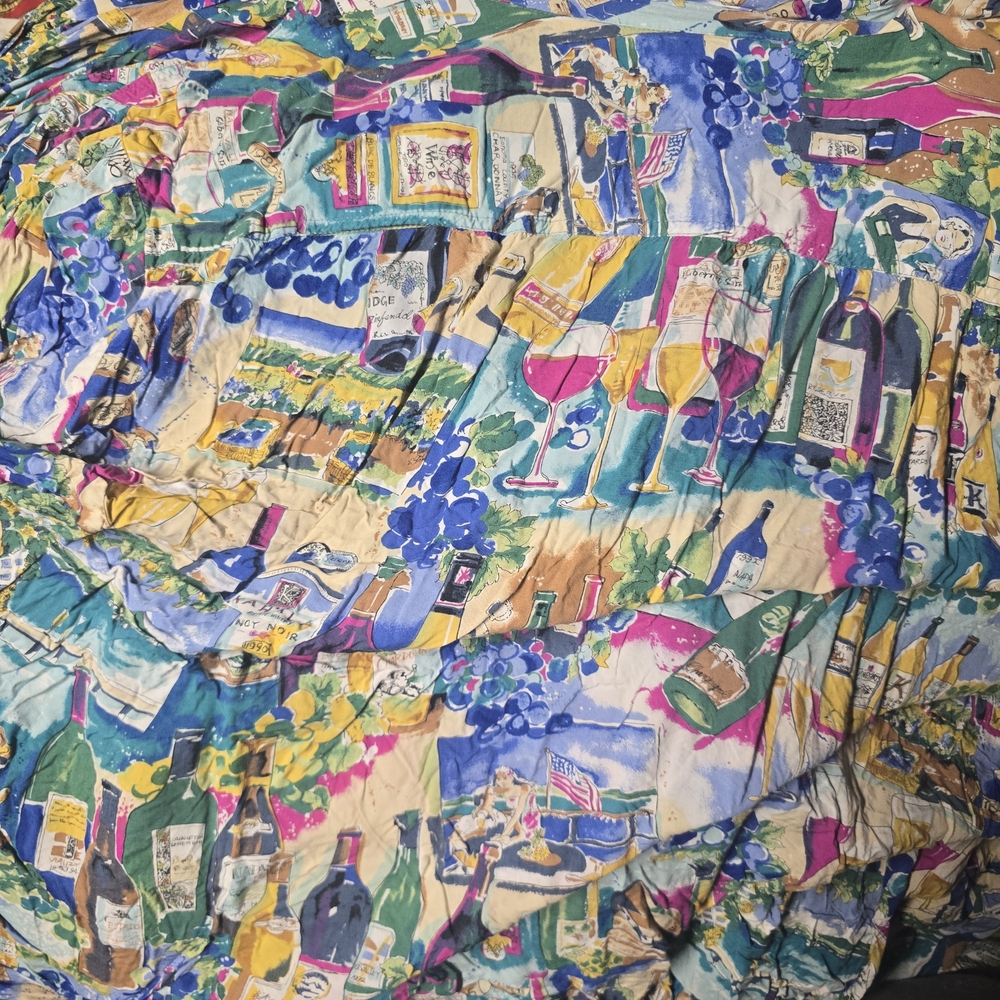 Kahala Wine-Themed Shirt